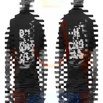 Don’T Be A Dumb Bass Fishing Lover メンズTシャツ バックプリント - Kawaiitshirt