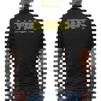 Dope 男女兼用 メンズTシャツ バックプリント - Kawaiitshirt