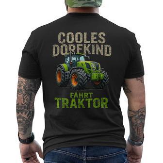 Dorfkinder Traktor Für Kinder Traktor T-Shirt mit Rückendruck - Geschenkecke