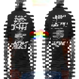 Dos Madres Lgbt-Q Orgullo Gay Mamá Aliada Corazón Arco Iris In Mangas Camiseta Hombre Estampado Espalda - Regaloses