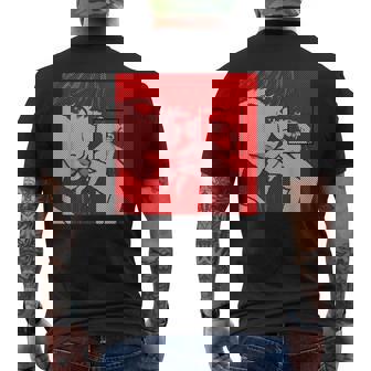 Dot Pattern Original Icon Official Illustration Red メンズTシャツ バックプリント - Kawaiitshirt