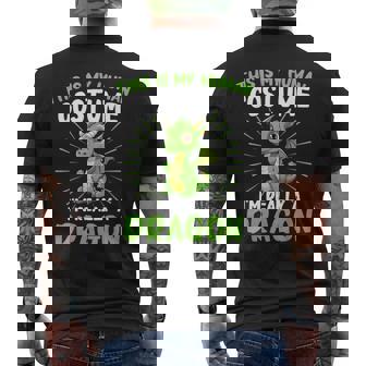 Dragon C'est Mon Costume Humain Je Suisraiment Un Dragon Dragons T-shirt imprimé au dos - Cadeauxyz