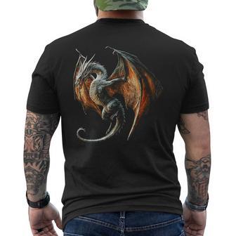 Dragón Jaculus Dragón Obra De Arte Mítica Dragón Jaculus Dragon Camiseta Hombre Estampado Espalda - Regaloses