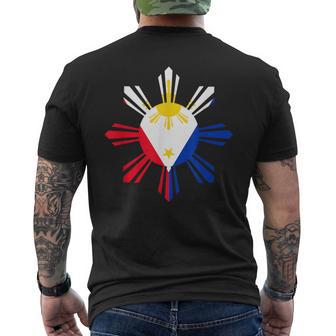 Drapeau Des Philippines Pour Un Amateur De Culture Du Pinoy Du Patrimoine Du Filipino T-shirt imprimé au dos - Cadeauxyz