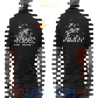 Drapeau Du Mexique Montagnesouvenir Du Nouveau Mexique T-shirt imprimé au dos - Cadeauxyz