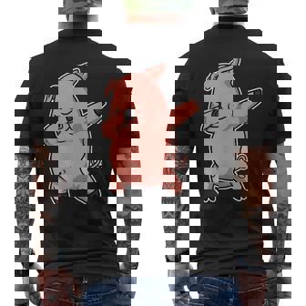 Drôle Dabbing Pig Cadeau Cochon Dab Porc T-shirt imprimé au dos - Cadeauxyz