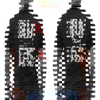 Drum And Bass Rum And Ass メンズTシャツ バックプリント - Kawaiitshirt