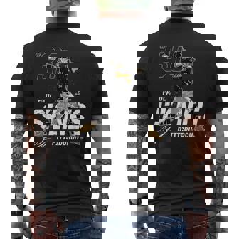 Dynamic Pose Paulkenes Pittsburgh Baseball Mlbpa メンズTシャツ バックプリント - Kawaiitshirt