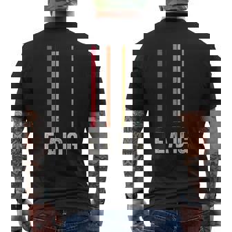 Eadg 4弦ベースギター レトロヴィンテージベースプレーヤー メンズTシャツ バックプリント - Kawaiitshirt