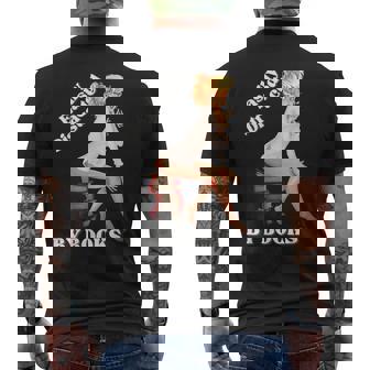 Easily-Distracted By Books ピンナップガール セクシーアニメ レトロアート メンズTシャツ バックプリント - Kawaiitshirt