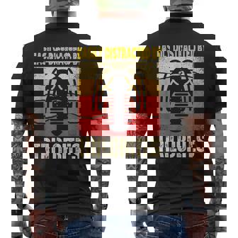 Easy Distracted By Trilobites Trilobite Lover メンズTシャツ バックプリント - Kawaiitshirt