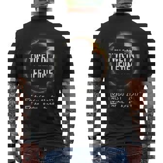 Eclipseolaire Deux Fois Dans Uneie Du 08 Avril 2024 T-shirt imprimé au dos - Cadeauxyz