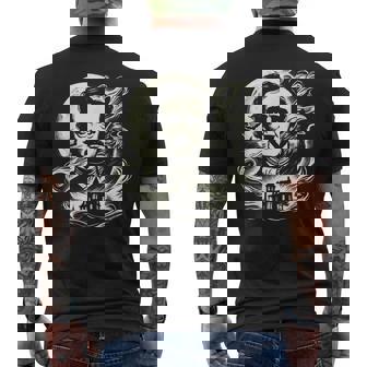 Edgar Allan Poe El Cuervo Literatura Gótica Camiseta Hombre Estampado Espalda - Regaloses