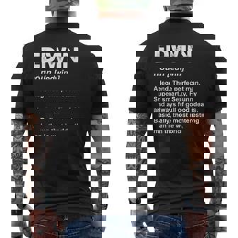 Edwin 名前 長袖tシャツ メンズTシャツ バックプリント - Kawaiitshirt