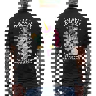 Einhorn Die Lage Ist Besäufniserregend Malle Party T-Shirt mit Rückendruck - Geschenkecke
