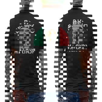 El Abuelo Mas Chingon Mexican Grandpa Cinco De Mayo Flag Men's T-shirt Back Print - Thegiftio