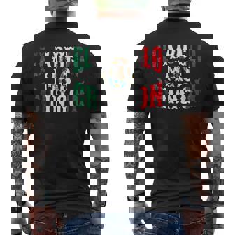 El Abuelo Mas Chingon Mexican Spanish Grandpa Father's Day Men's T-shirt Back Print | Mazezy