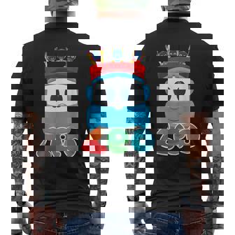 El Curioso Camiónolquete Leo Y Robots Camiseta Hombre Estampado Espalda - Regaloses