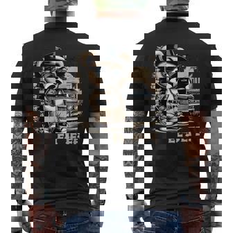 El Jefe ヒップホップ テディベア ローライダー シャツ チカーノ チョロ メンズTシャツ バックプリント - Kawaiitshirt