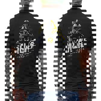 El Malware Noon Bolígrafos Informáticos Computadora Geek Hackers Camiseta Hombre Estampado Espalda - Regaloses