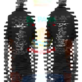 El Papa Mas Chingon Fathers Day Mexican Dad Spanish Papa Men Men's T-shirt Back Print | Mazezy