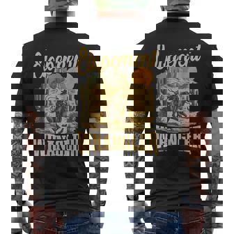 Elopement Wrangler Registered Behavior Therapist Retro Men's T-shirt Back Print - Monsterry
