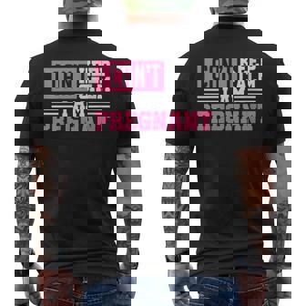 Embarazada Pregnant Cuello Camiseta Hombre Estampado Espalda - Regaloses