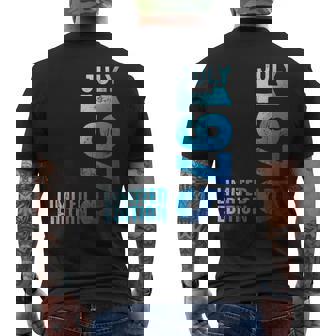 En Juillet 1975 Année 1975 Retro 1975 Millésime 1975 Depuis 1975 T-shirt imprimé au dos - Cadeauxyz