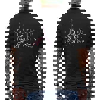Me Encanta París Torre Eiffel Francia Camiseta Hombre Estampado Espalda - Regaloses
