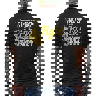 Endométriose Mois Deensibilisation À L'endométriose Jour Ruban Jaune T-shirt imprimé au dos - Cadeauxyz