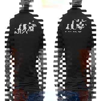 Enduro モーターバイク Evolution Man モトクロス メンズTシャツ バックプリント - Kawaiitshirt