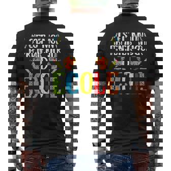 Enfant C'est Mon Premier Jour D'ecole Eleve Rentréecolaire Cadeau T-shirt imprimé au dos - Cadeauxyz