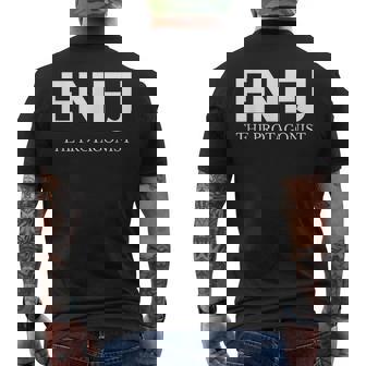 Enfj 主人公enfj メンズTシャツ バックプリント - Kawaiitshirt