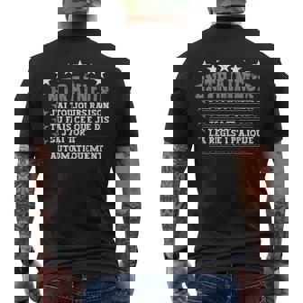 Entraîneu Drôle Coach Entraîneur 2 Tu Fais Ce Que Je Dis T-shirt imprimé au dos - Cadeauxyz