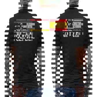 Equipo Deoleibol Playa España Jugador De Bandera Fan Coach In Mangas Camiseta Hombre Estampado Espalda - Regaloses