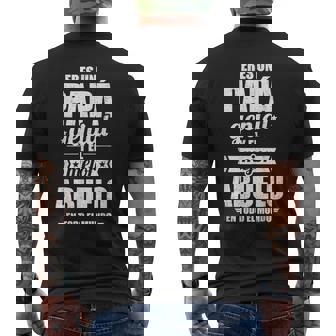 Eres Un Papa Genial Y El Mejor Abuelo En Todo El Mundo Men's T-shirt Back Print | Mazezy