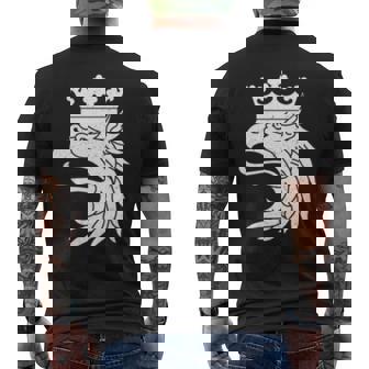 Escudo De Brazos Decaniauecia Manga Larga Camiseta Hombre Estampado Espalda - Regaloses