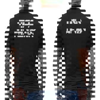 Esta Es La Forma Nerd Ciencia Ficción Camiseta Hombre Estampado Espalda - Regaloses