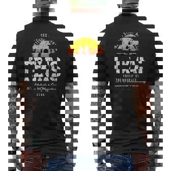 États Unistyleintage Rétro Texas T-shirt imprimé au dos - Cadeauxyz