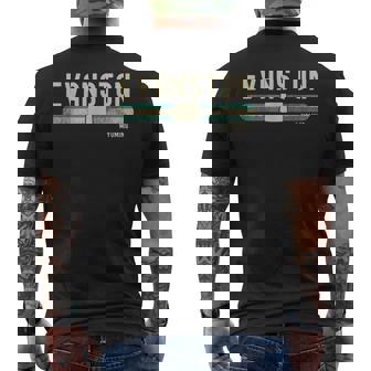 Evanston Wy メンズTシャツ バックプリント - Kawaiitshirt