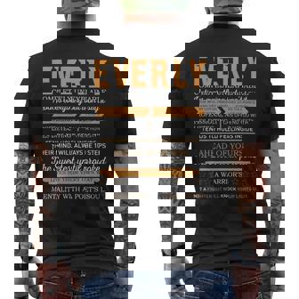 Everly Completely Unexplainable Notices Everything But Won’T Say It Name Men's T-shirt Back Print | Seseable UK