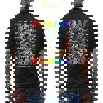 Every Italian Brainrot Meme Italian Brainrotコレクション メンズTシャツ バックプリント - Kawaiitshirt