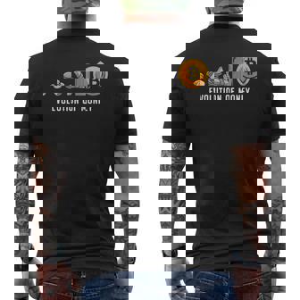 Evolution Of Money お金の進化 ビットコインプランb 暗号通貨btc ホドル メンズTシャツ バックプリント - Kawaiitshirt