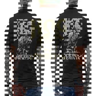 Exterminateur De Porc Chasse Auanglier Chasseur De Porcauvage T-shirt imprimé au dos - Cadeauxyz