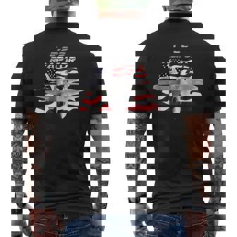 F-22 ラプター メンズTシャツ バックプリント - Kawaiitshirt