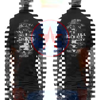 F-5E タイガーii メンズTシャツ バックプリント - Kawaiitshirt