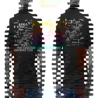 Family Cruise 2025 Making Memories Together Matching Group Men's T-shirt Back Print - Thegiftio UK