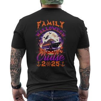 Family Halloween Cruise 2025 Matching Family Cruising Crew Men's T-shirt Back Print - Thegiftio UK