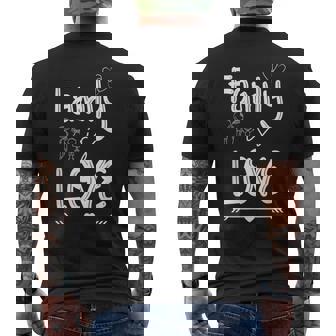 Family Is Love Mignonaint-Valentin Pour Les Familles T-shirt imprimé au dos - Cadeauxyz