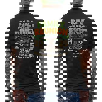 Family Reunion 2025 Roots In The Ground Family Matching Men's T-shirt Back Print - Thegiftio